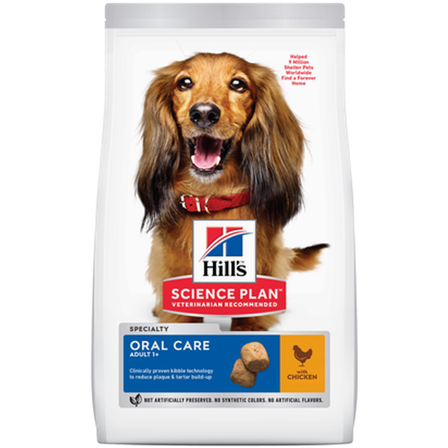 Hills Science Plan - Adult Oral Care Chicken - Dry Dog Food 12 kg - Hund - Hundefôr & hundemat - Tørrfôr for hund - ZOO.no