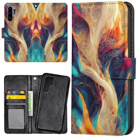 Huawei P30 Pro - Lompakkokotelo/Kuoret Abstrakti Kuvio