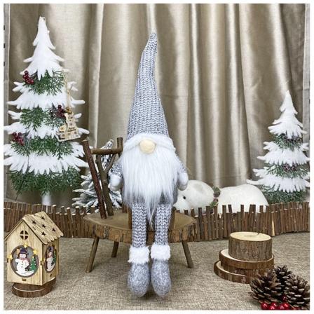 Julepynt Nordic Stil Dekorationsdukke Julepynt gray