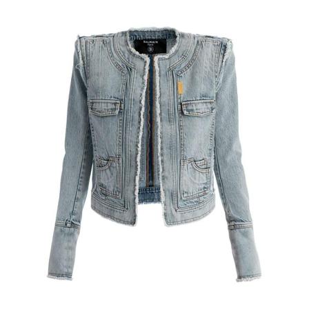 Balmain Denim Jakke Blå, Dame