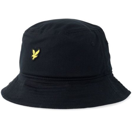 Lyle & Scott - Svart bucket Hatt - Jet Black Bucket @ Hatstore