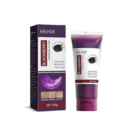 Lackberry Kroppsskrubb, Hudrengöring och Exfolierande Död Hud Melanin Skönhetsvårdsskrubb