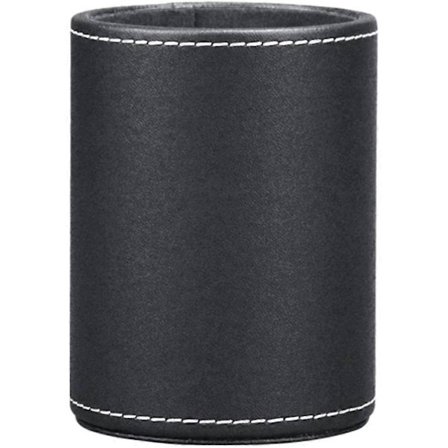 Pennställ i Läder Skrivbord Pennställ Läder Glasögonhållare Sminkborsthållare för Skrivbord