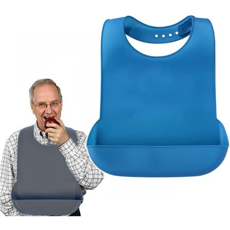 ING Vaskbar smekke Vanntett og vaskbar smekke Smekke for eldre Stor smekke Eldre serviett Funksjonshemmet forkle Siklesmekke Klær Beskyttelsessmekke 