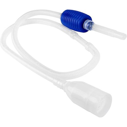 Akvarie slamstøvsuger Håndbetjent støvsuger for vannbytter Gulvrenser for akvarierengjøring av småstein