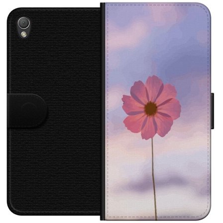 Plånboksfodral till Sony Xperia Z3 med Rosa blomma
