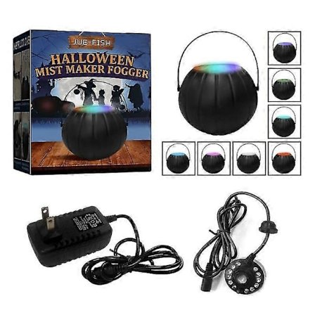 Halloween Tågemaskine Glødende LED-lys Ornament Dekoration Tilbehør Til Bryllupsfestival Festrekvisitter