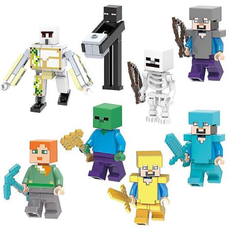 8pcs Figures Set Action Figure Minifigures Kids Toys Display Toy Birthday Party Gifts For Adults And Children Boys Girls