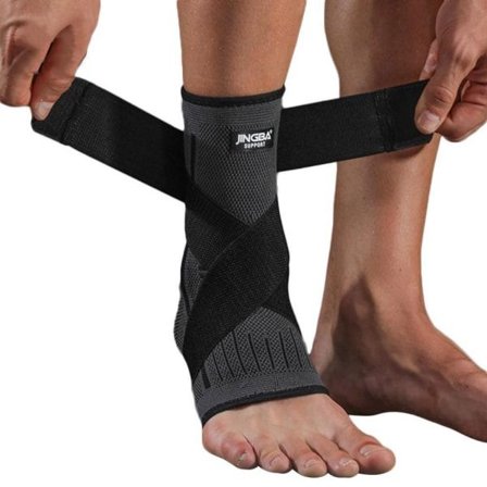 TG Ankelstøtte / Fotleddstøtte - Størrelse 33-37 Svart