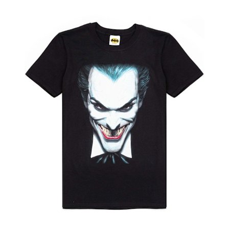 The Joker Herr Ansikte Kortärmad T-shirt 3XL Svart