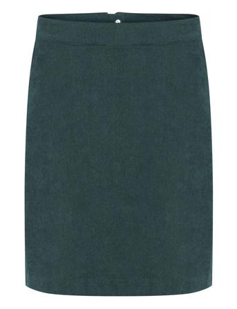 Kavera Corduroy Skirt Skirts Short Skirts Green Kaffe