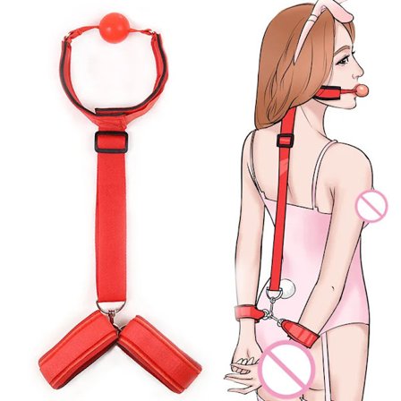 Exotiska accessoarer för kvinnor Sex Ögonmask för Bdsm Bondage Spel Leksaker Vuxna Sex Ögonbindel Vuxen Sexleksaker Handbojor Produkter