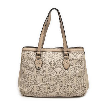 Loewe Pre-owned, Pre-owned Shoulder Bags Beige, Dames, Maat:ONE Size