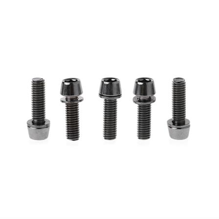 5 stk sykkelskrue M5x20mm / M6x20mm med avstandsstykke stammeforhøyer deler MTB landeveissykkel M6
