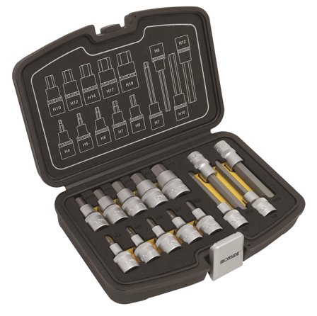 Ironside 102369 Insexhylssats 1/2", 14 delar, Skruva