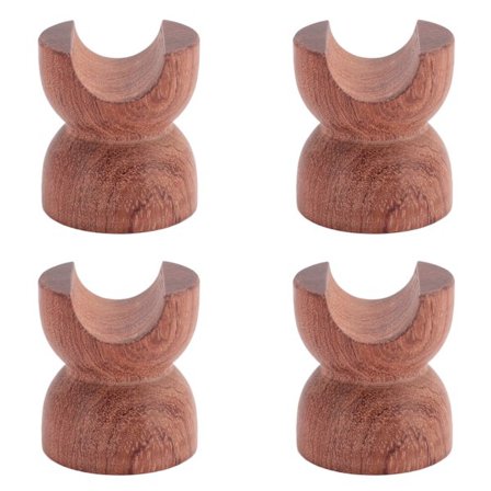 4 st HiFi-högtalarkabeltrådsfäste i trä, stötsäker isolering, HiFi-högtalarkabelstabilisator för högtalarförstärkare ljudsystem