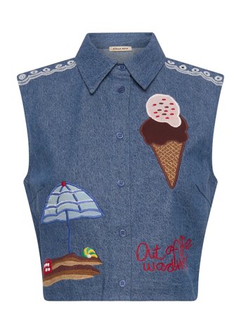 Stella Nova | Out Of Office Embroidered Top | 40