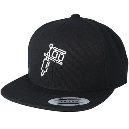 Tattoo Collective - Preto snapback Boné - Tattoo Machine Black Snapback @ Hatstore