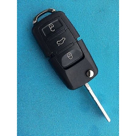 Til Skoda Fabia Octavia Superb 2/3 Knap Fjernbetjening Nøgle Skal Etui Flip Uskåret Blad Uden Logo Blank Bil Tilbehør Autodele Billigt