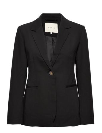 Kasakura Blazer Blazers Single Breasted Blazers Sort Kaffe