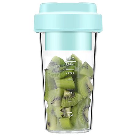 Kannettava tehosekoitin, henkilökohtainen tehosekoitin vedenpitävä mehulinkokupin mini henkilökohtainen tehosekoitin USB-mehuhedelmä ja ladattava 