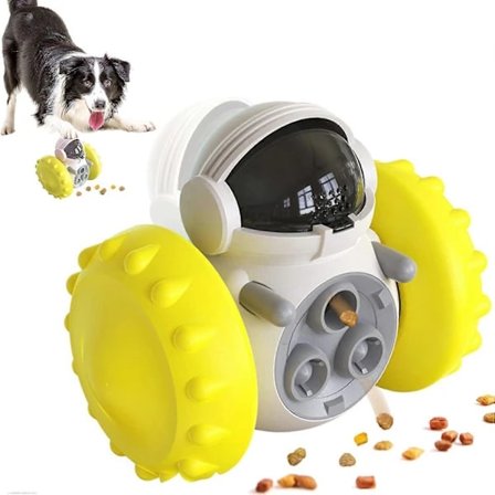 Interaktive Hundeleker mot Kjedsomhet, Godteriautomat Hundeleke, Sakte Mater Hundestimuleringsleker, Selvgående Hundepuslespillleke, Hundepresen...