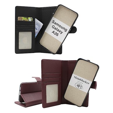 Skimblocker Samsung Galaxy A26 Magnet Plånboksfodral