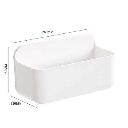 Hvit - Stor - Toalett Bad Veggstativ Veggskap Veggmontert