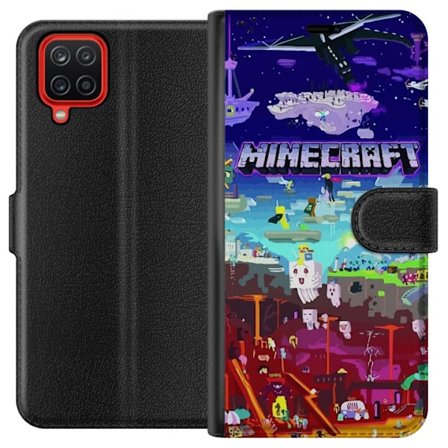 Yhteensopiva Lompakkokotelo Samsung Galaxy A12 Minecraft