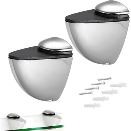 PCS Hylleknekter i tre, usynlige hylleknekter, vegghylleknekter, glassing, glasshylleknekter, støtte for tre-/glasshyller med tykkelse