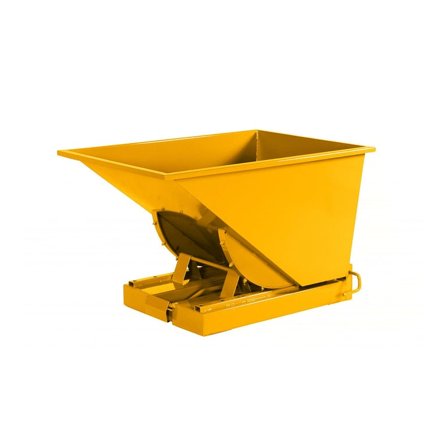 Tippcontainer, 300 liter, gul