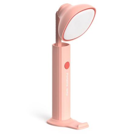 Vikbar Ficklampa Usb Nattlampa Rosa 2