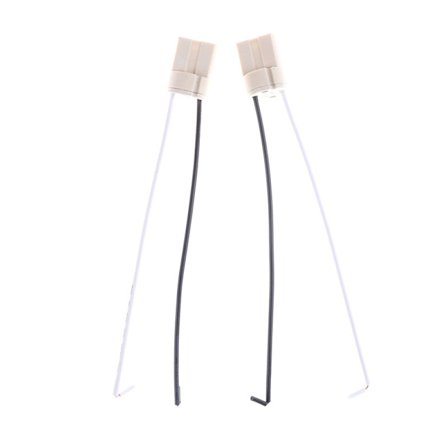 5 stk G9 Fatning Kabel Keramisk Stik LED Lys Lampe Pære Hold