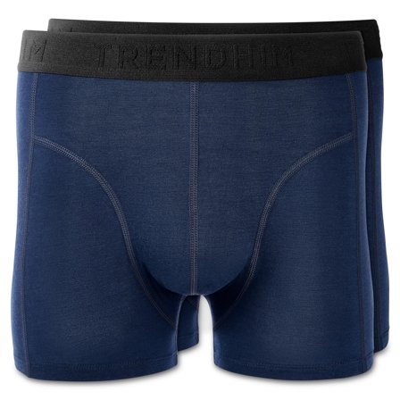 XX-Large - FeatherFeel | 2-Pack Royal Blue Merino Wool Boxer Briefs for Men