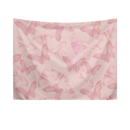 130x150cm Sommerfugler Veggteppe for Naturdekorasjon
