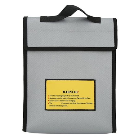 Grå Lipo Batteri Sikker Taske Letvægts Fantastisk Beskyttelse Brandsikker Eksplosionssikker Taske til Garage Fabrik