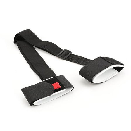 Nylon Skibager Justerbar Skistav Skulder Håndbærer Lash Håndtak Stropper Porter Hook Loop Beskyttelse For Ski Snowboard