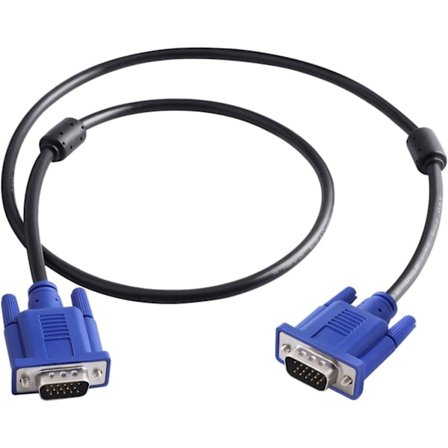 VGA till VGA-kabel 1,5 m, 15 stift 1080P Full HD SVGA/VGA hane till hane