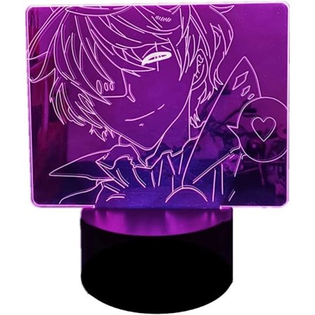 3D Illuusio Yövalo Bungo Stray Dogs Hahmo Anime Lamppu USB/Paristokäyttöinen Kosketus/Kaukosäädin Väriä Vaihtavat Akryyli LED-Valot Joululahjat