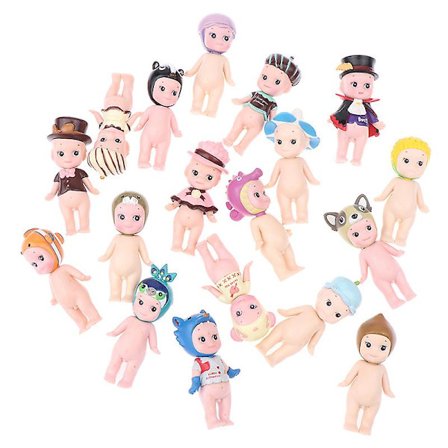 8 cm Kawaii Macarons Dessert Sonny Angel Action Figur Dukker 1 Stk Tilfældigt