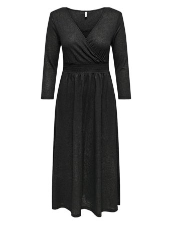 ONLY | Onlnew Pella L/S Foil Wrap Dress Jrs | XS