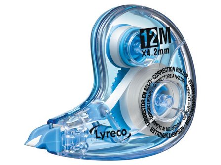 LYRECO Korrgieringstejp 4,2mmx12m - Lyreco - Kontorsmaterial - Korrigering - Korrigeringsroller
