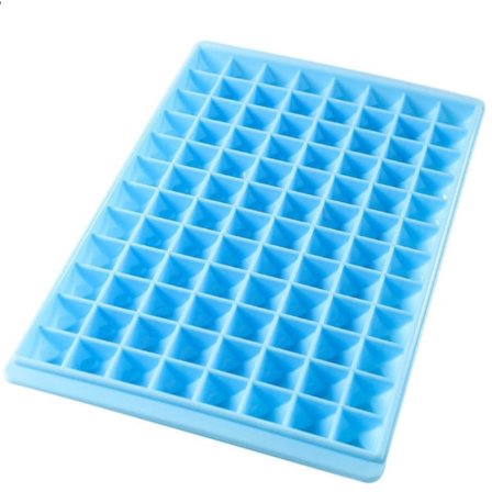 IC 96 stor diamant isbitform uten lokk kreativ isbitform iskubslåda (96 ruter blå)