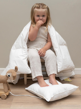 Norsk Dun Stay-Happy Barnepute Dun Lav - 40x60cm