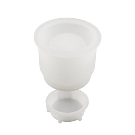 Stor Kruka Silikonform Hartsburksformar med Lock för Små Cementkoppburkar Hartsform DIY Handgjorda Hantverk för Harts,