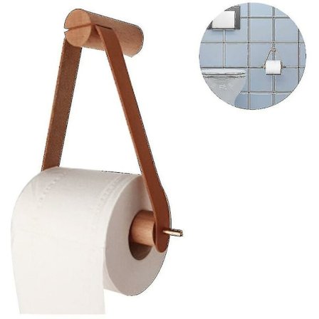 Toalettpappershållare i trä, toalettpappershållare för toalettpappershållare