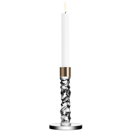 Orrefors Carat lysestage messing, 18,3cm. | KitchenOne