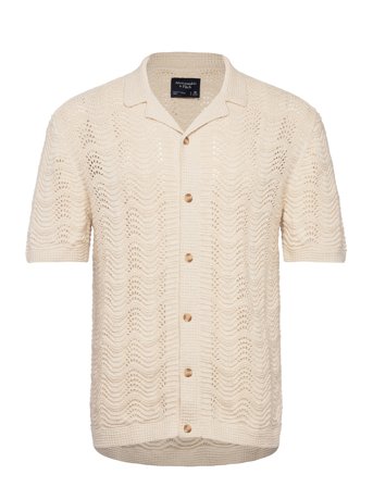 Anf Mens Sweaters Beige Abercrombie & Fitch