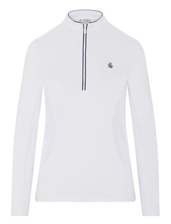 Ls 1/4 Zip Layering Sport Sweatshirts & Hoodies Fleeces & Midlayers White Original Penguin Golf