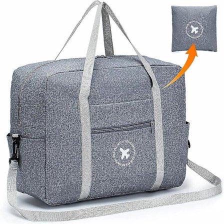 Käsimatkatavara 40x20x25 cm Ryanair-hyväksytyssä koossa Taitettava käsimatkatavarakassi Matkaviikonloppu-laukku Istuimen alle mahtuva matkatavara 